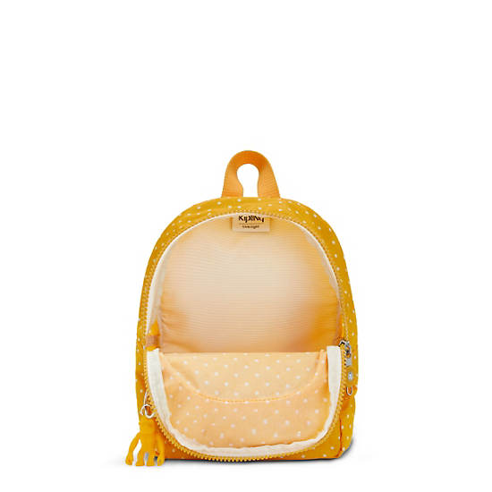Sacs À Dos Kipling Curtis Compact Printed Convertible Jaune | FR 1670KO